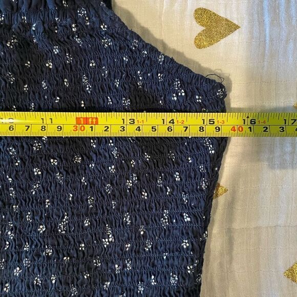 Madewell Navy Blue Top Size Small - Picture 5 of 8